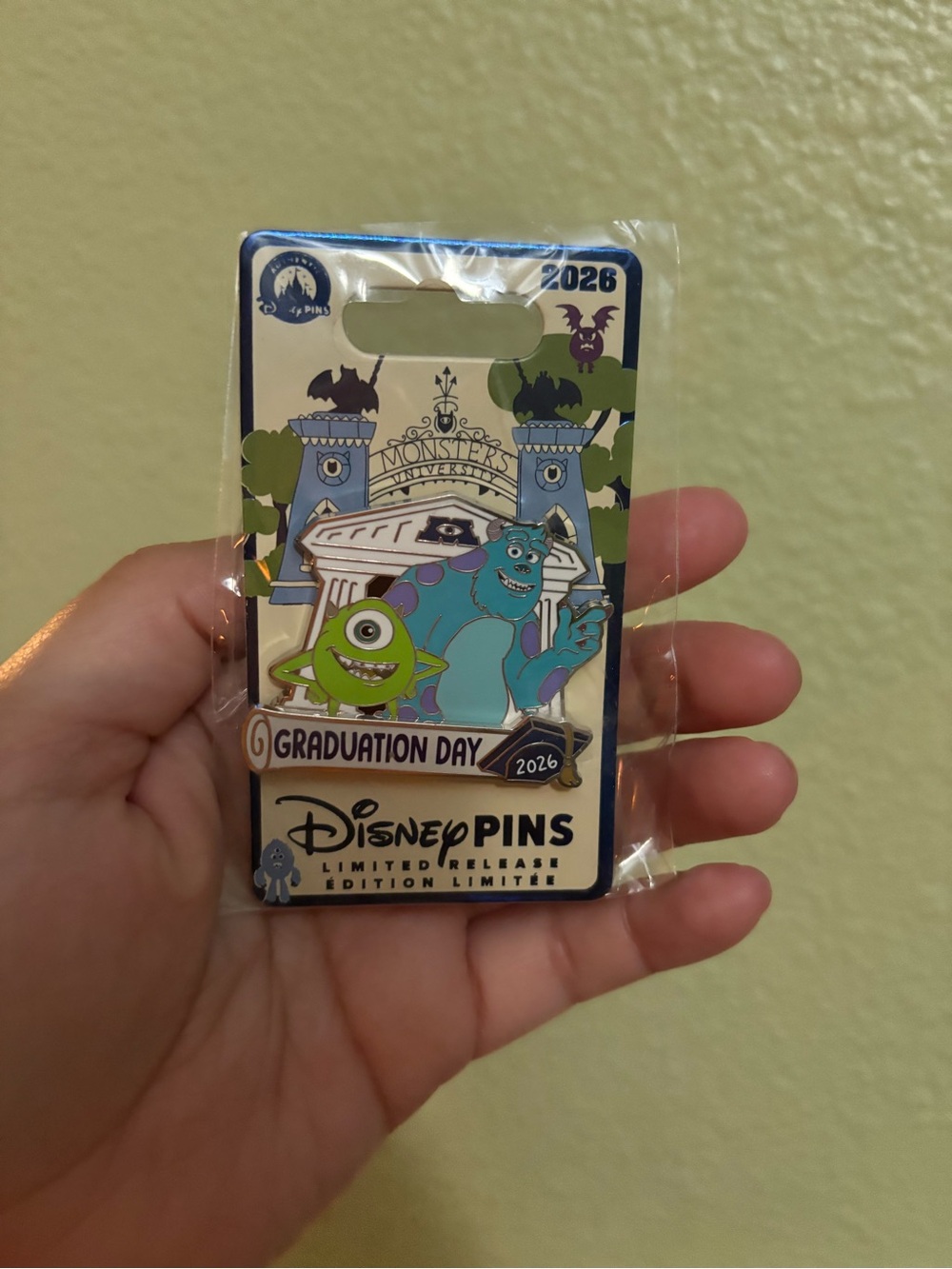 Disney Graduation Pin